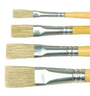 Pensel svinebust flat