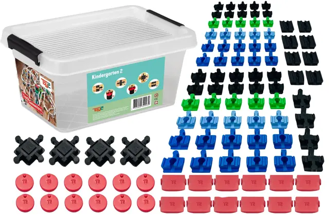 Togbanekoblinger 100 deler 