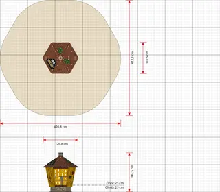 Ledon Miniplay Alfred lekehus L127 x B113 x H143 cm