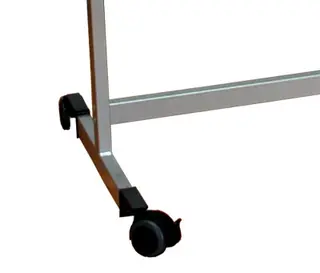 Hjulstativ hvit til stort konferanseskap