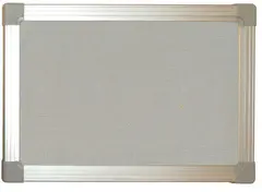 Oppslagstavle gr&#229; B150 x H122 cm