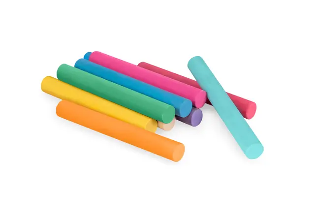 Kritt fargede 10 x 10 stk 