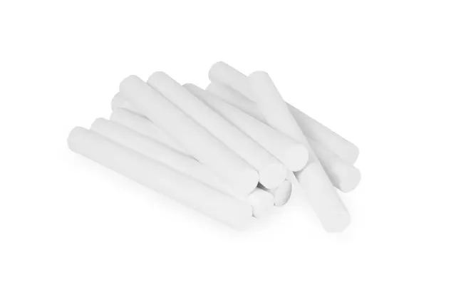 Kritt hvite 10 x 10 stk 