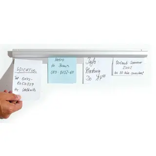 Klemmelist - Hvit 100x7x2,3cm