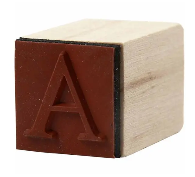 Stempelsett 15 mm L20 x B20 mm, 45 stk 