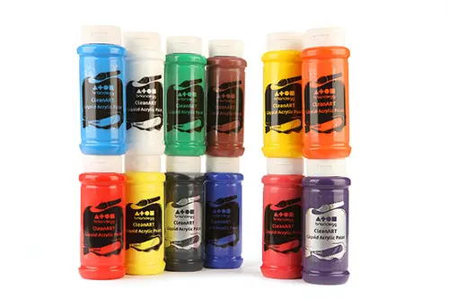 CleanART akrylmaling brent sienna 500 ml 