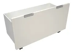 Quadro oppbevaringskasse L kremhvit B69 x D33 x H28 cm