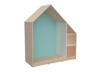 Quadro lesehus pastell turkis B155 x D60 x H186 cm