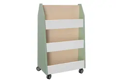 Quadro bokreol tosidig olivengr&#248;nn B90 x D38 x H98 cm