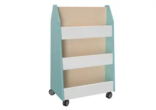 Quadro bokreol tosidig pastell turkis B90 x D38 x H98 cm