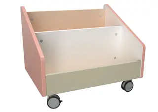Quadro bokkasse stor lakserosa B55 x D35 x H46 cm