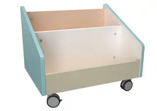 Quadro bokkasse stor pastell turkis B55 x D35 x H46 cm