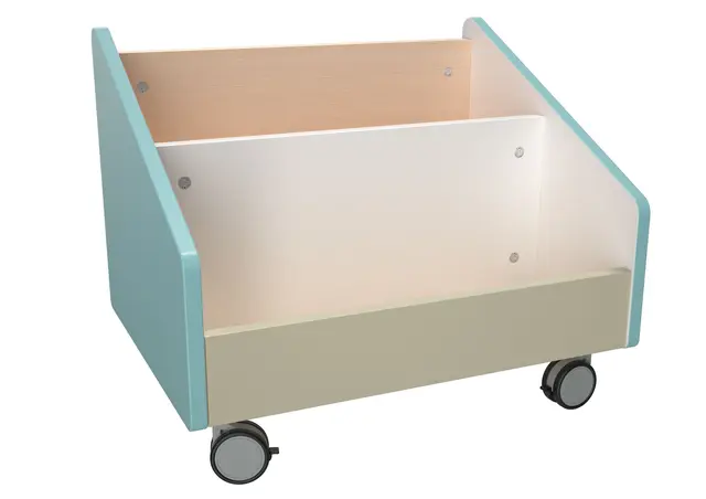 Quadro bokkasse stor pastell turkis B55 x D35 x H46 cm 