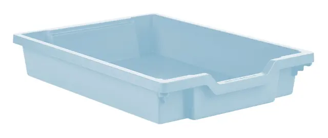 Quadro plastskuff liten lys blå B31 x D43 x H8 cm 