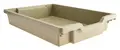 Quadro plastskuff liten m&#248;rk beige B31 x D43 x H8 cm