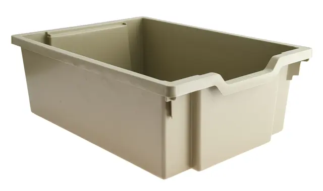 Quadro plastskuff medium mørk beige B31 x D43 x H15 cm 