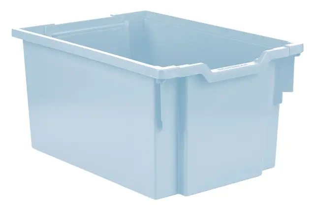 Quadro plastskuff stor lys blå B32 x D43 x H23 cm 