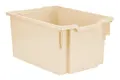 Quadro plastskuff stor beige B32 x D43 x H23 cm