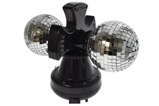 Dobbel discokule bordmodell H20 x L26 x B16 cm