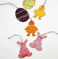 P&#229;skeoppheng H10 cm, 6 stk