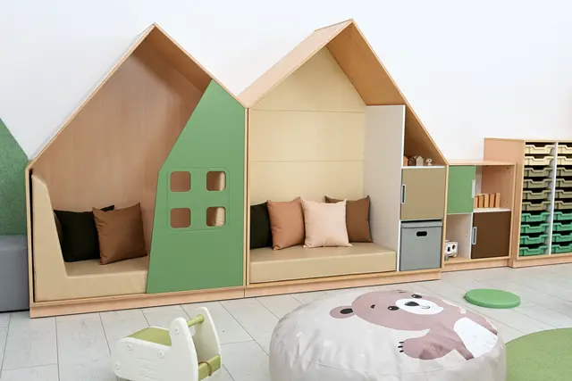 Quadro lesehus madrass beige B113 x D56 x H14 cm 