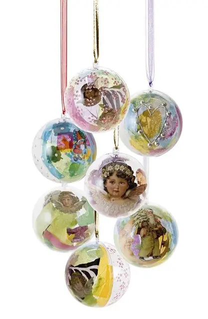 Glansbilder nisser og engler 30 ark 