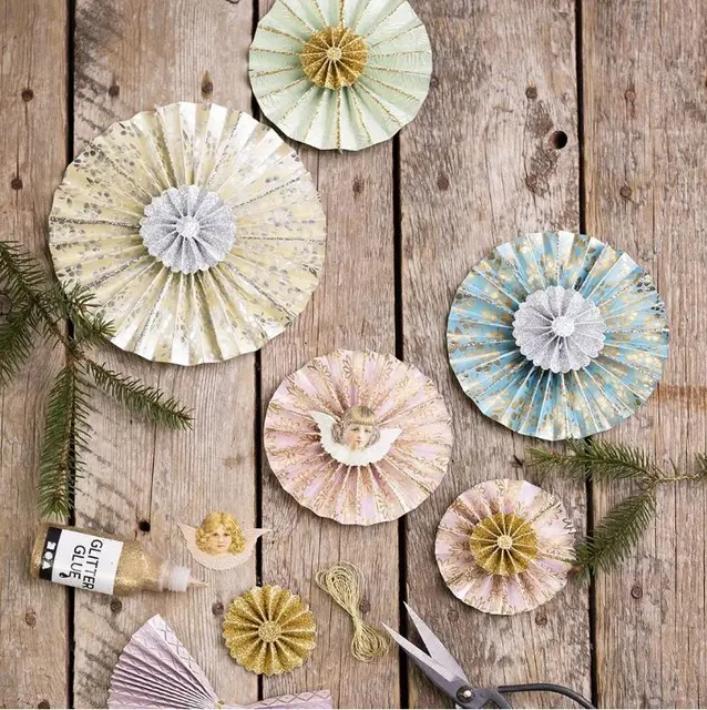 Glansbilder nisser og engler 30 ark 