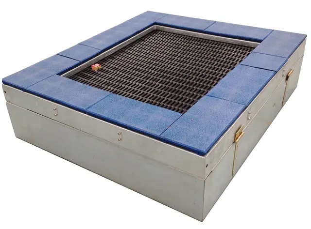 Kvadratisk trampoline S L150 x B150 cm 