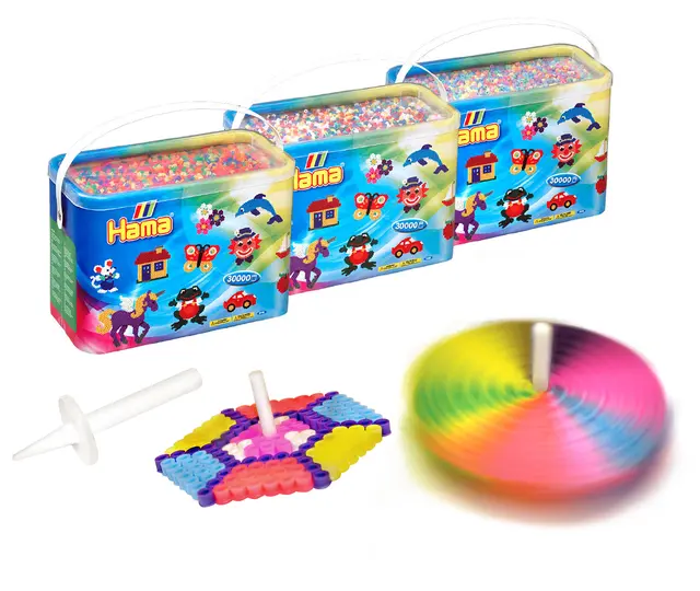 Perlepakke med spinnere 90000 stk 