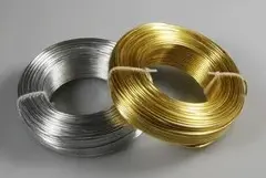 Aluminiumtråd gull Ø2 mm, 500 g