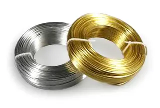 Aluminiumtråd sølv Ø2 mm, 50 m 