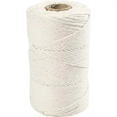 Macram&#232;-snor r&#229;hvit L198 m