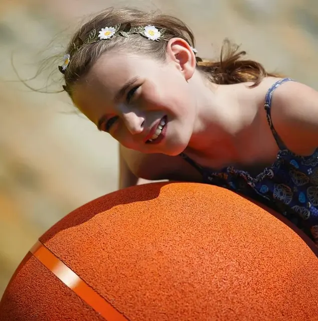 Agito 500 balansekule med spinn/vipp blå Ø50 cm 