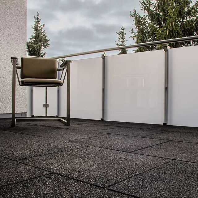 Støtmatter antrasitt 30 mm Fallhøyde 100 cm 