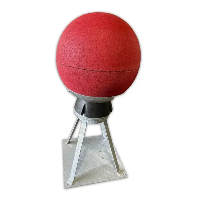 Agito 750 balansekule med spinn/vipp rød Ø75 cm 