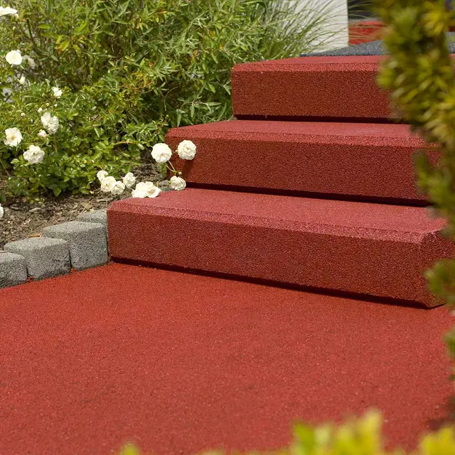 Støtdempende trinn hjørnemodul L30 x B30 x H15 cm 