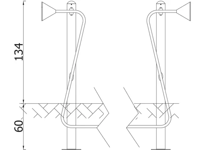 Samtale over kanalen L57 x B34 x H134 cm 