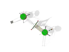 Mars klatrestativ L426 x B952 x H328 cm