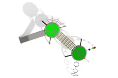 Saturn klatrestativ L682 x B411 x H333 cm