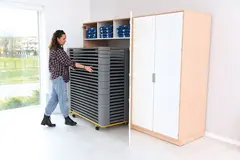 Fix skap for senger B148 x D70 x H188 cm