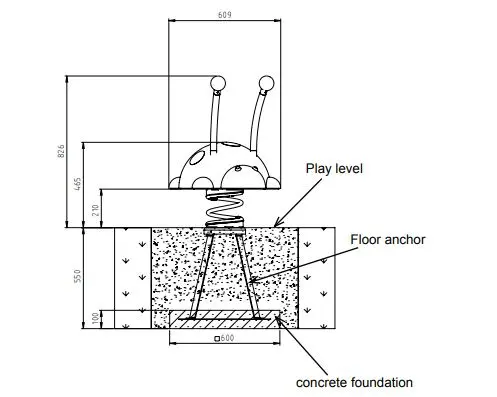 Klemens vippe L65 x B52 x H83 cm 