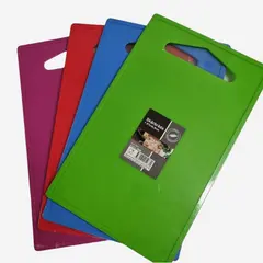 Skjærebrett i plast - sett à 4 stk L27 x B17 cm