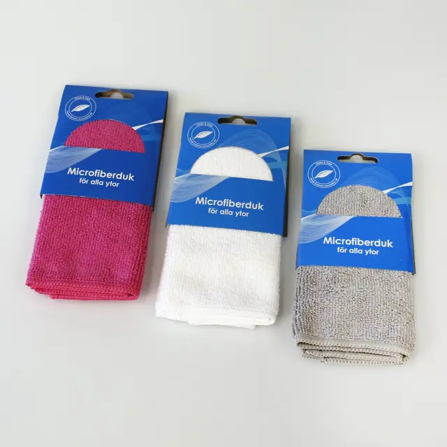Microfiber kjøkkenklut L30xB29 cm - assorterte farger 