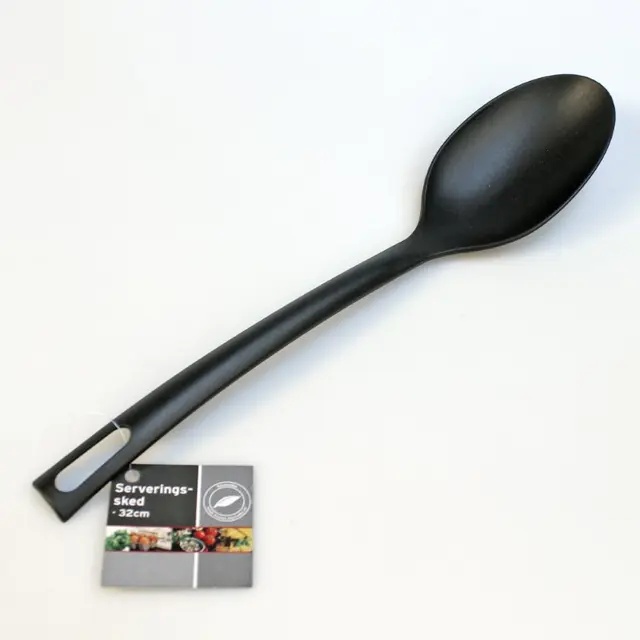 Serveringsskje sort L32 cm 