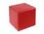 Støtdempende sittekube EPDM L40 x B40 x H40 cm, Signalrød
