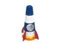 Space shuttle gummifigur 3D L140 x B140 x H210 cm