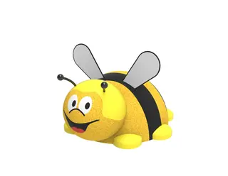Bie gummidyr 3D-figur L175 x B165 x H114 cm