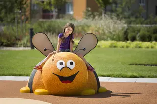 Bie gummidyr 3D-figur L175 x B165 x H114 cm