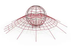 Astrum 2 klatrenett &#216;870 x H285 cm