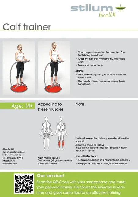 Calf trainer Ø80 x H135 cm 